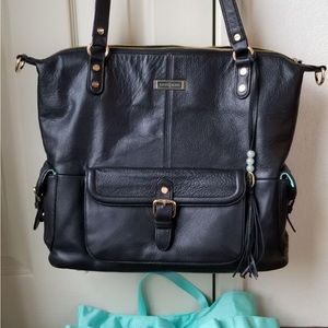 Lily Jade Meggan Black Leather w/dust bag